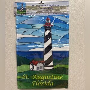 St. Augustine Lighthouse Garden Flag. 12”x18”. Florida Garden Decor.